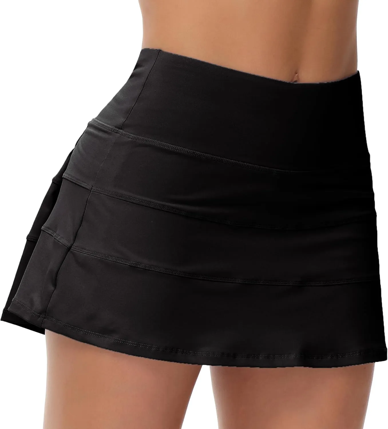 MCEDAR Pleated Tennis Skirt for Women with Pockets Women's High Waisted Athletic Golf Skorts Skirts Running Workout Shorts