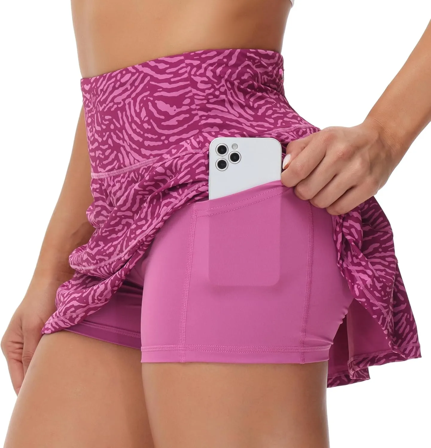 MCEDAR Pleated Tennis Skirt for Women with Pockets Women's High Waisted Athletic Golf Skorts Skirts Running Workout Shorts