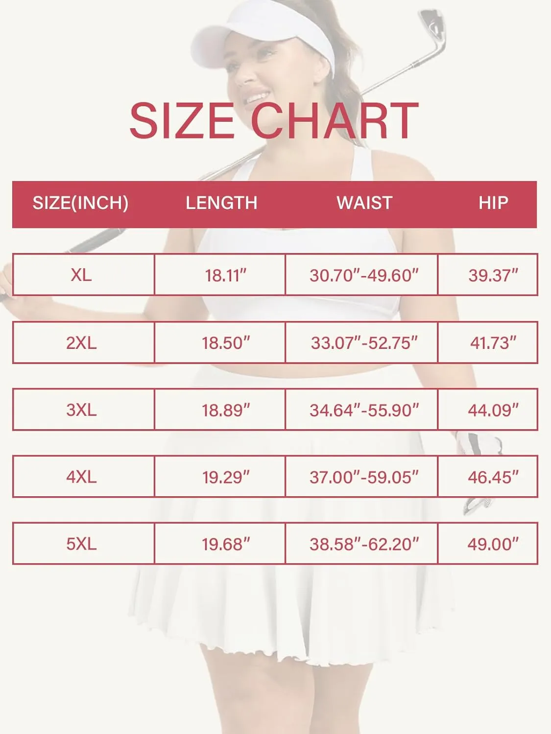 Moon Wood Women Plus Size Mini Skirt Casual Ruffle Mini Skirt Stretchy Tennis Skirt with Shorts