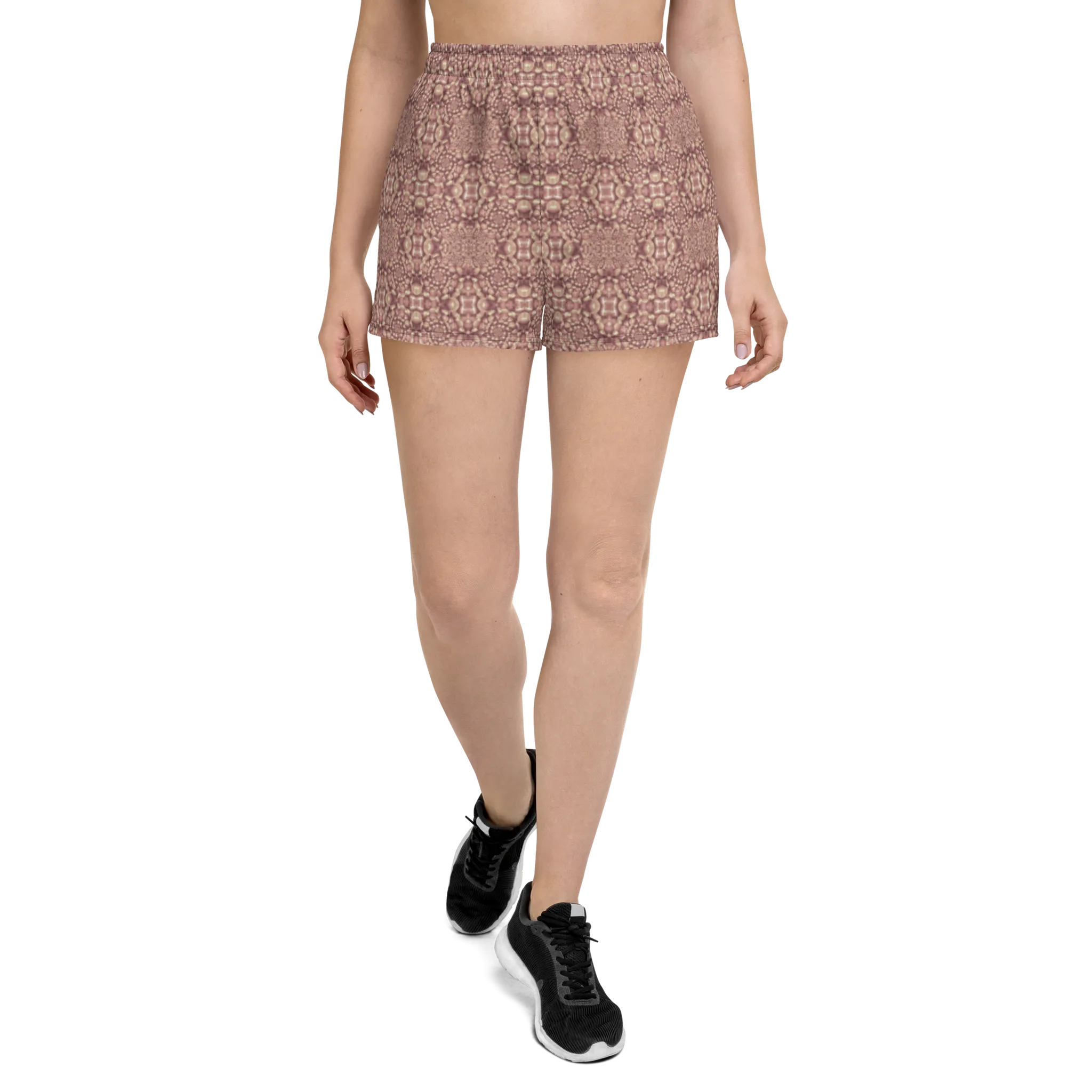 Recursia Indranet Women's Athletic Short Shorts In Pink
