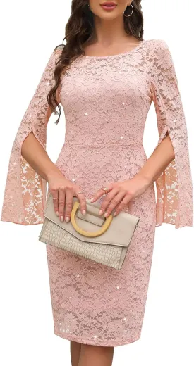 Sequin Cocktail Formal Dresses for Women,Weddings Guest Evening Party Gowns Slim Midi Fishtail Dress